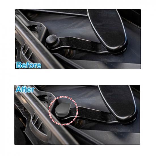 Pack(2) Front Windshield Wiper Arm Nut Cover Cap Fit for Toyota C-HR 2018-