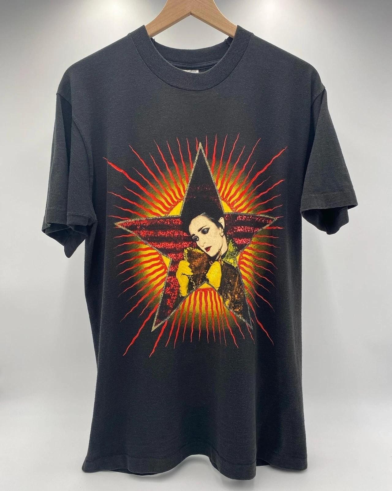 Siouxsie and the Banshees Band 90s Retro Style Black Unisex T shirt WA0607 S