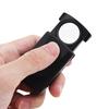 ABS Black Handheld Pull Type Jewelry Magnifier 30X Small Pocket Magnifying Glass with LED Light Source
