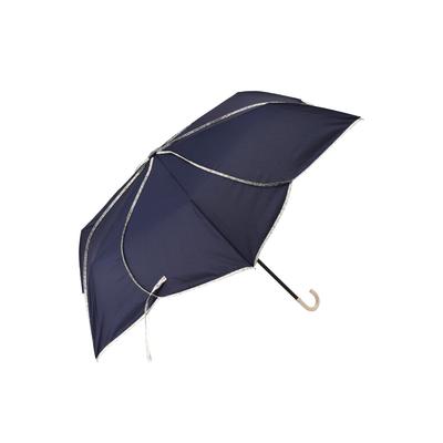 Afternoon Tea Living Folding Umbrella HQ08 Piping Folding Navy Umbrella,