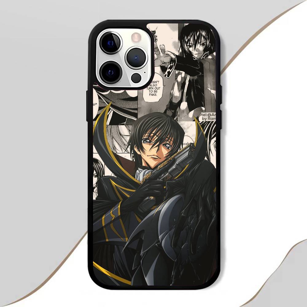 Anime C-Code Geass Phone Case Mobile Suitable For Apple 17 Air 16 PRO MAX 15 14 13 12 11 Patch Black Hard Shell