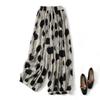 Spring and Summer Silk Cropped Pants for Women