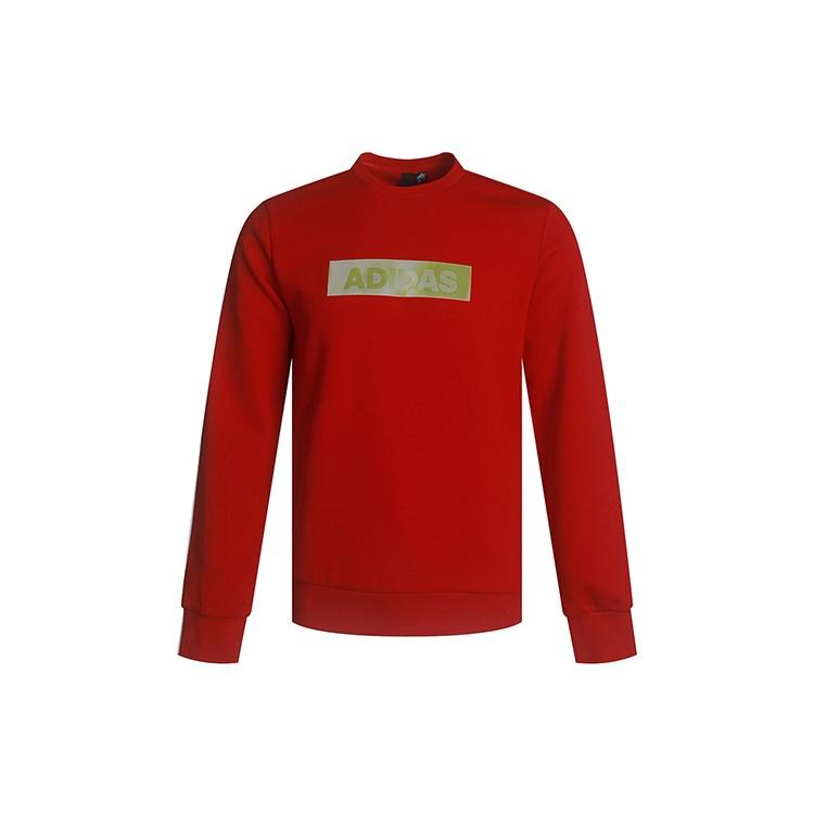 adidas Alphabet Logo Casual Cozy Knit Pullover Red Men s GH4415 L