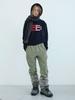 ENZO BLUES Pixel Logo Knit Sweater (Navy)