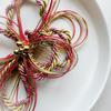 Hani. Pink Gold Mizuhiki Hair Ornament for Coming-of-Age Ceremony, Japanese Traditional Wear, Headpiece, Graduation Ceremony, Wedding, Bridal,