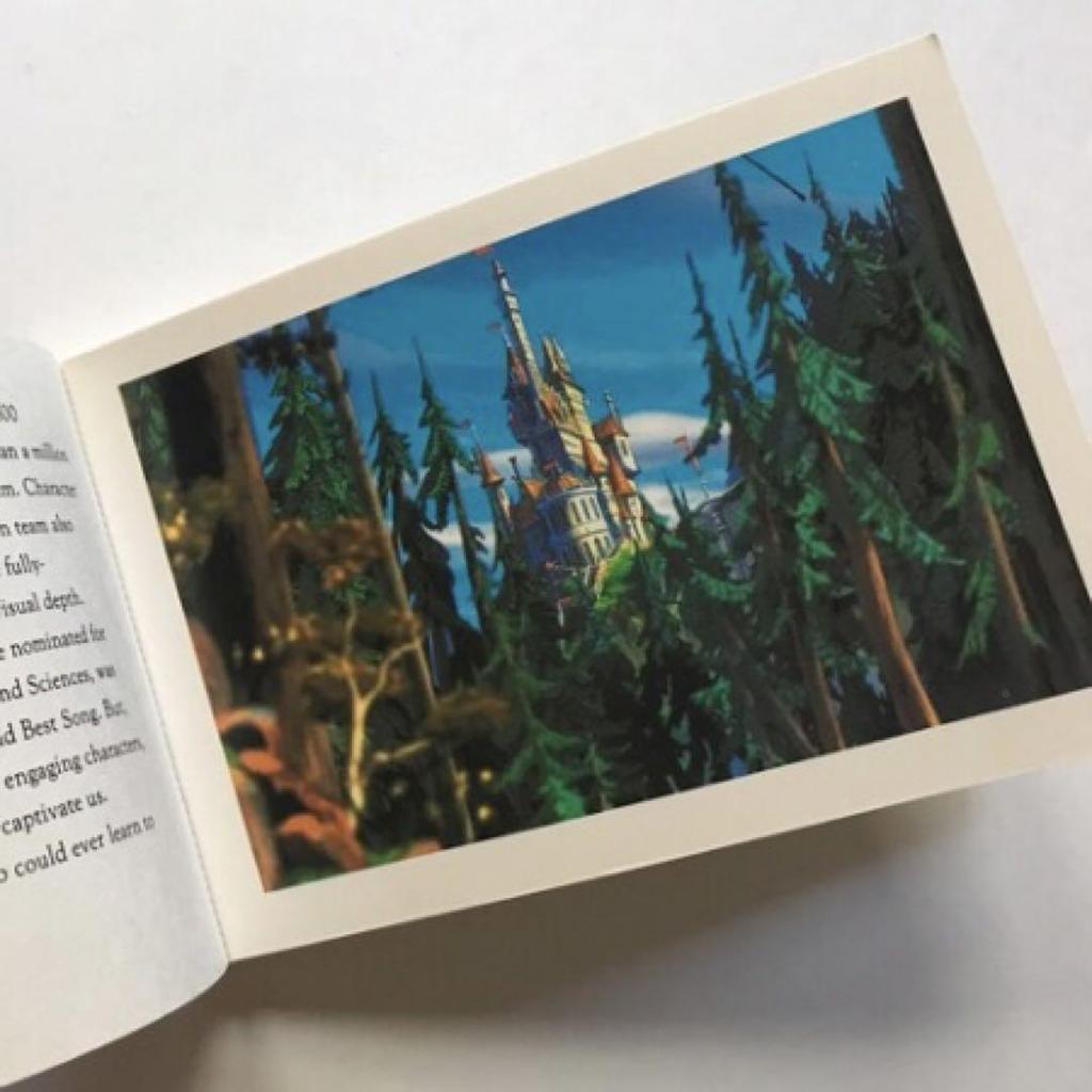 [USED] /Beauty and the Beast Postcard Book