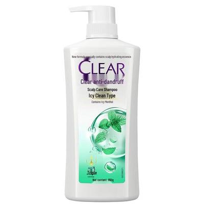 Clear Anti-Dandruff Ice Cool Purifying Scalp Care Shampoo