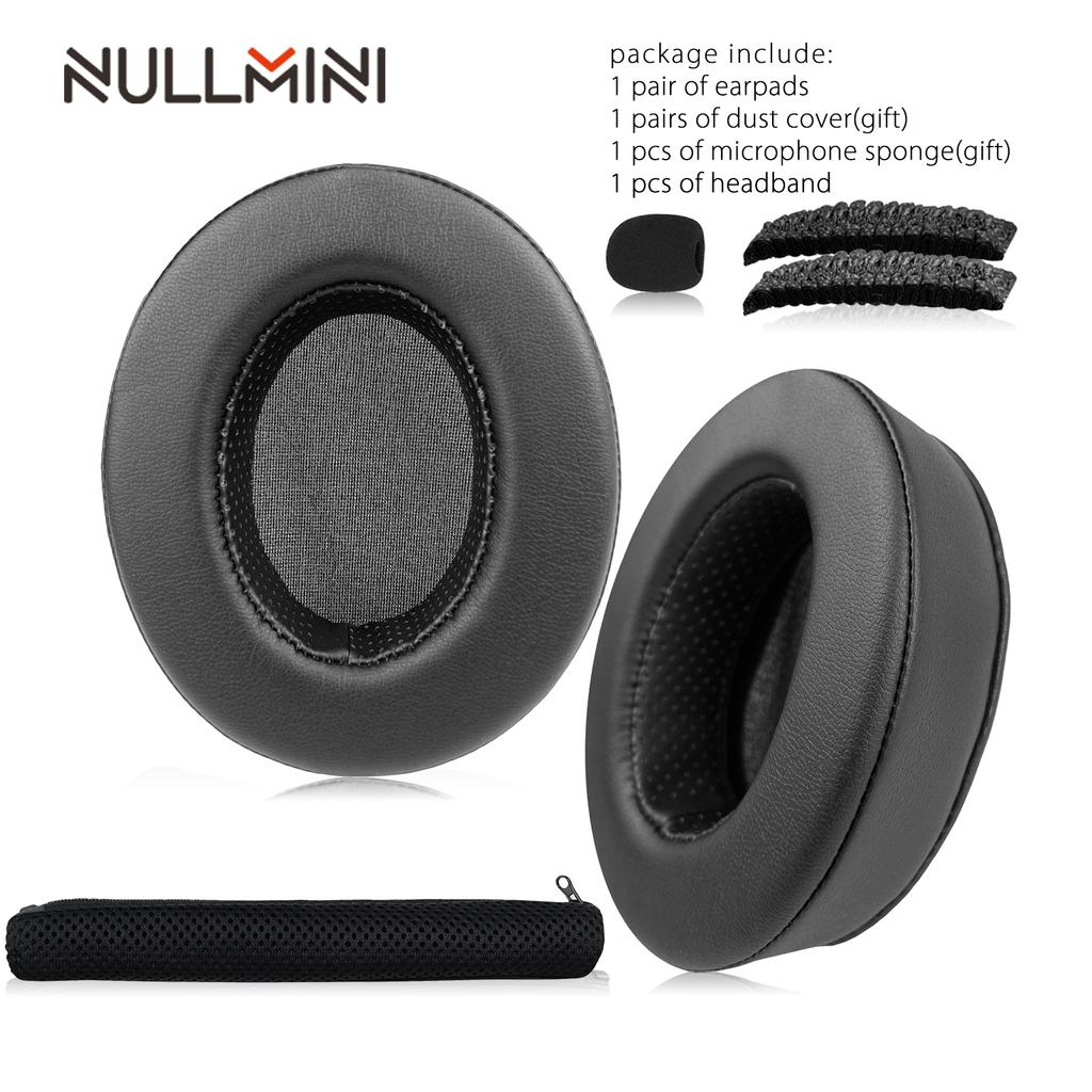 NullMini Replacement Earpads For Trust Gaming GXT 414 Zama Headphone Cooling Gel Earmuffs Ear Cover Headband Headbeam