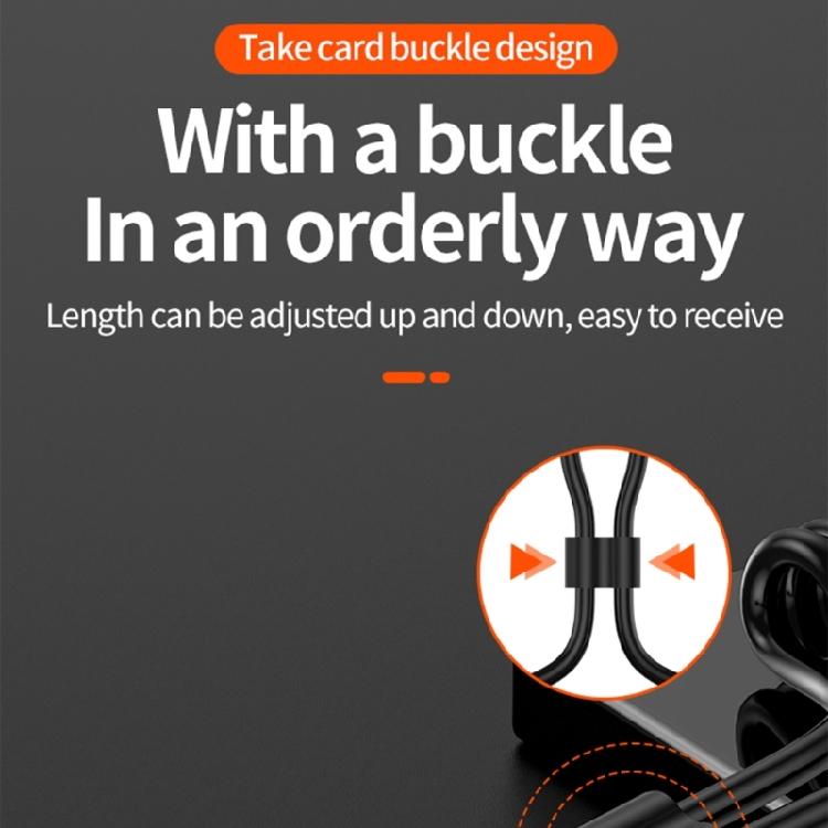 Coiled USB C To USB C Cable Flexible Length PD60W Fast Charging Data Transfer For Phone Tablets Power Cord Data Line