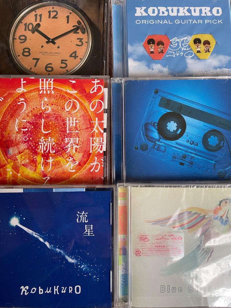 

[USED] Kobukuro CD set of 6 pieces Ryusei Blue Bird with guitar pick