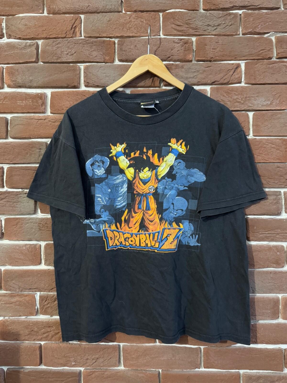 Rare Vintage 1999 Dragon Ball Z Manga Anime Black M Unisex T-Shirt M