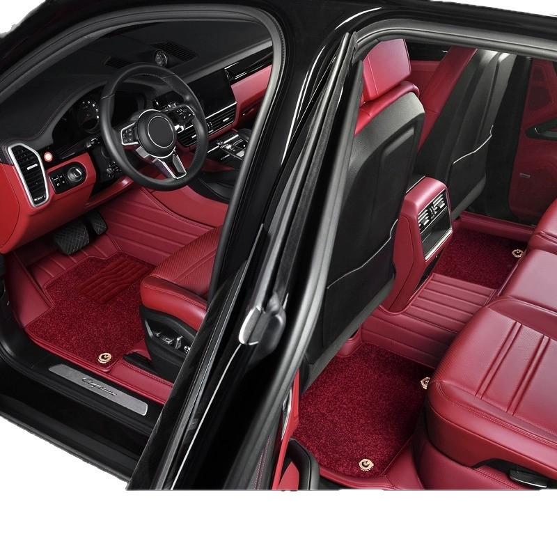 Premium Cowhide Floor Mats for Mercedes-Benz: Fits E300L, GLC260, GLE350 & More Models