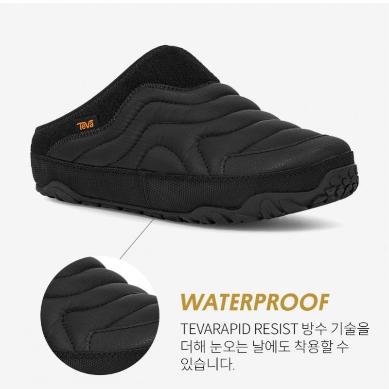 Teva Unisex Winter Comfort Insulated Slipper Mule Stvu2439582 Blk