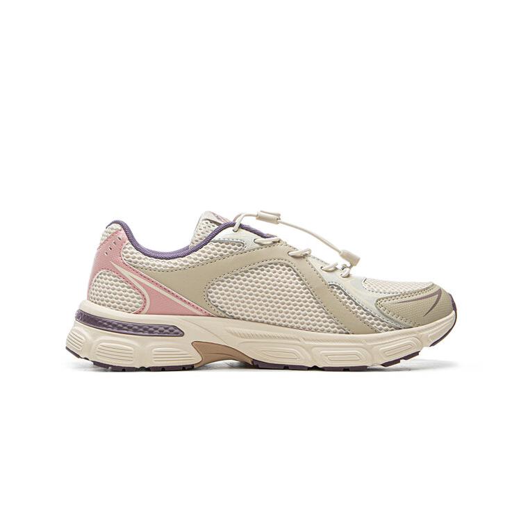 Li Ning Kids Sports Lifestyle Comfortable Versatile Non-Slip Shock Absorbing Low-Top Casual Shoes Kids Casual Shoes Light-Pink YKCV096-2