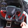 Real Carbon Fiber For Lamborghini URUS 2018- Car Styling Steering Wheel Decorative Frame Panel Cover Trim Car Accessories
