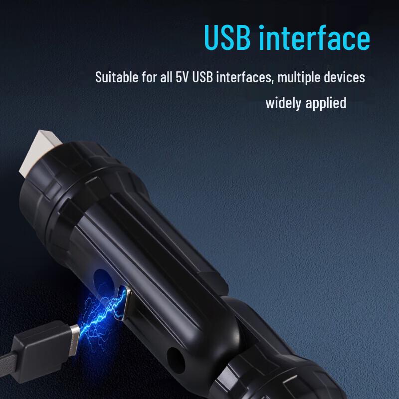 AI Voice-Activated USB LED Night Light, Seven-Color Mini Lamp A115