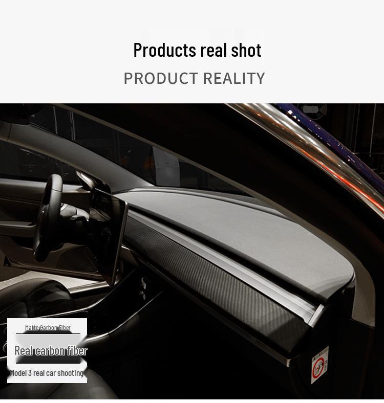 Tesla Model 3/Y Interior Kit: Upgrade Center Console, Dashboard Strip, and Door Trim