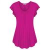 Casual Womens Summer Dress With Pleated Skirt And Ruffle Sleeves For Spring Fashion