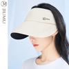 JIUMU Women's Summer Wide Brim UV Sun Visor Hat