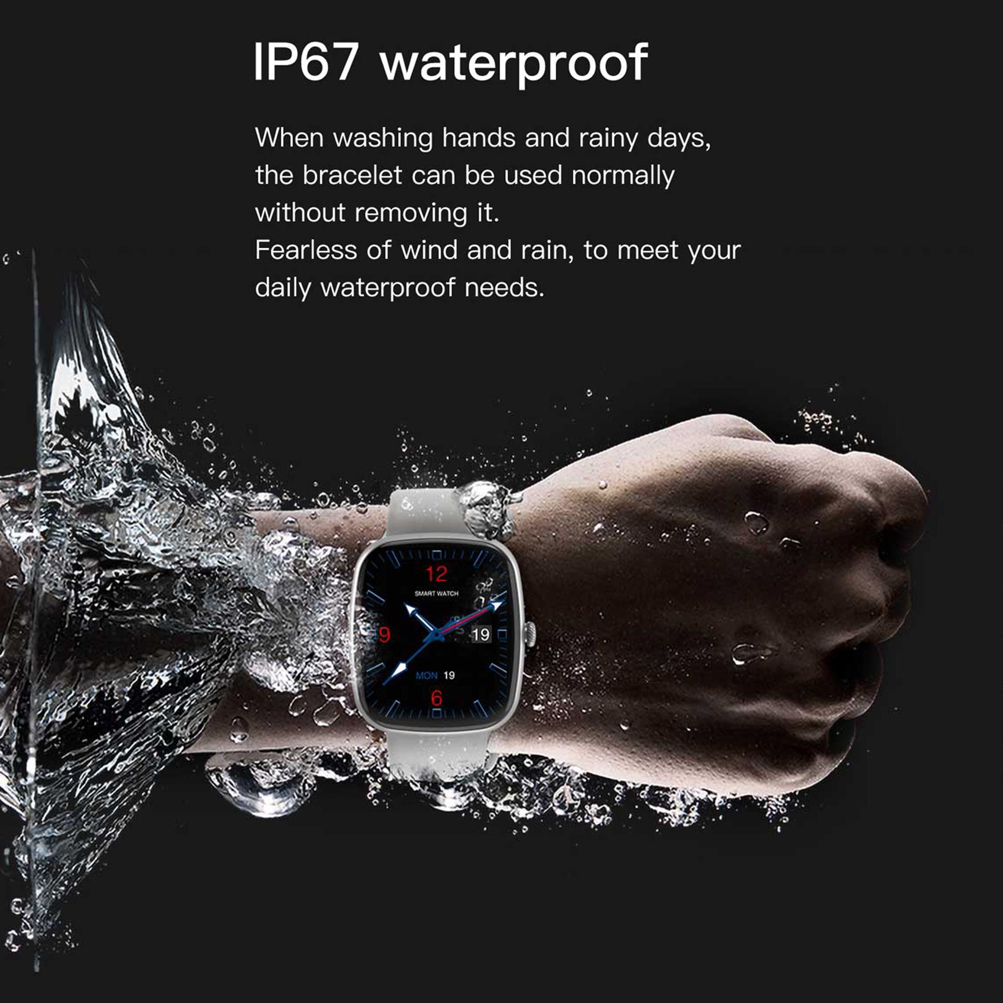 LIGE Новые Смарт-часы Bluetooth с вызовом Full Touch Водонепроницаемый Смарт-браслет — фото 8