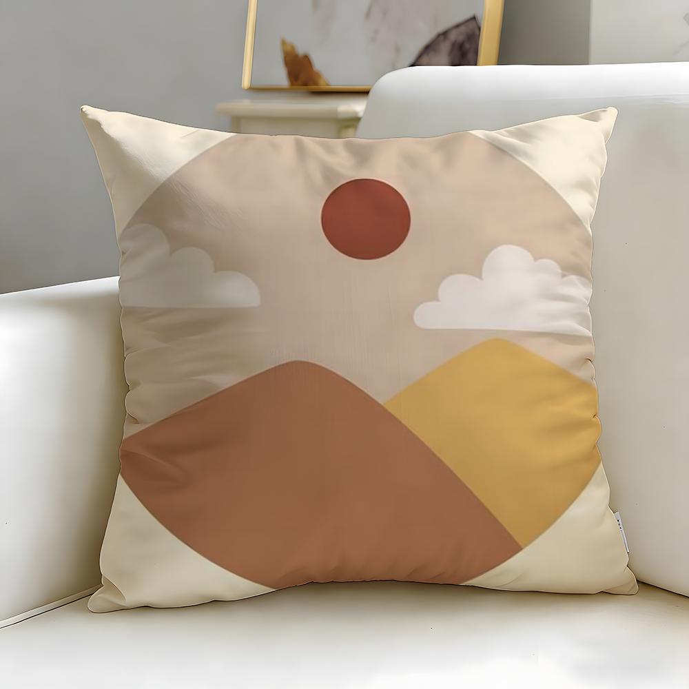 

animation studio Sunrise Cartoon Cushion Cover Soft EasyWash Pillow Case Versatile for Couch Bed Travel and Office 30X30cm