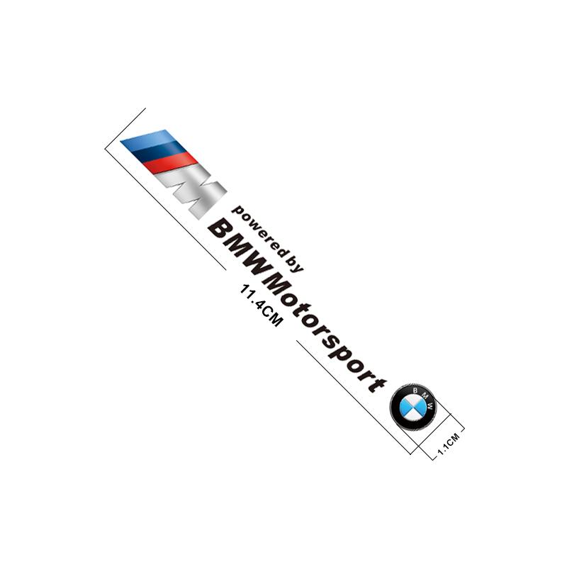 Car Logo Stickers Modified Auto Decorations Sports Stickers  For BMW I3 I4 E46 E90 E60 F30 F10 X1 X2 X3 X5 X4 X6 X7 G30 G20 G32