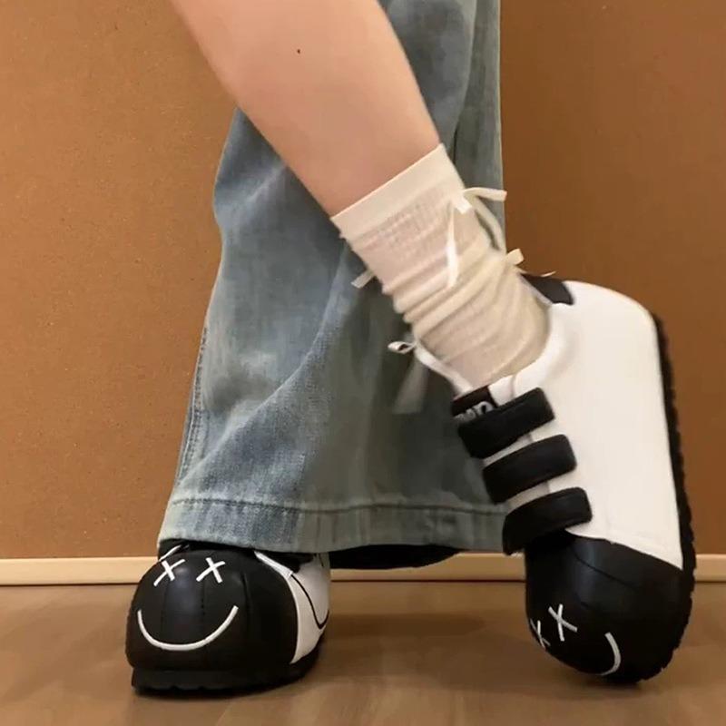 Thick-soled small man height-increasing bread shoes women's new summer versatile Velcro soft-soled casual sports shoes