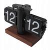 Vintage 24-Hour Tilting Desk Clock with Non-Slip Base