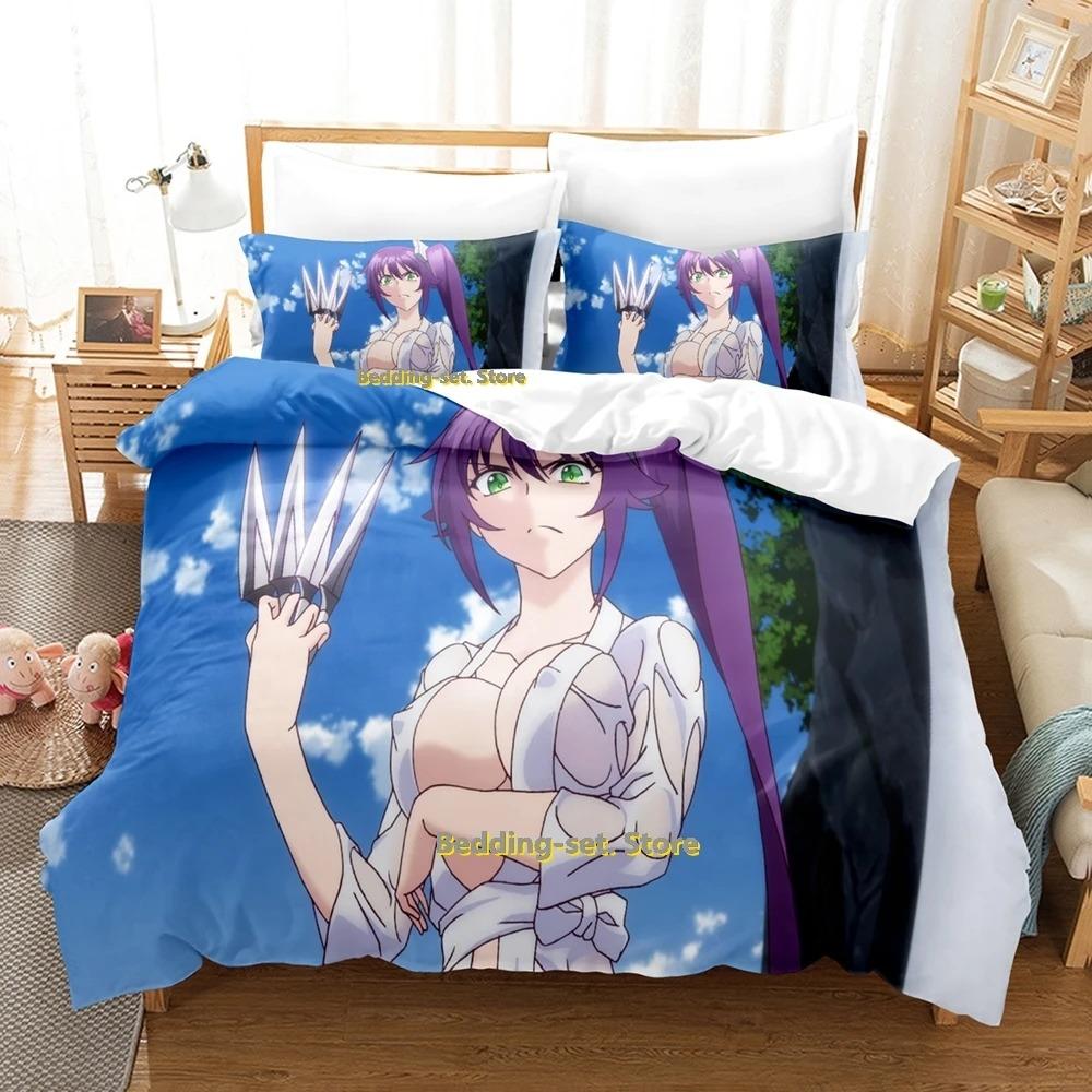 Yuragi-sou No Yuuna-san Bedding Set Single Twin Full Queen King Size Bed Set Adult Kid Bedroom Duvetcover Sets 3D Anime Bed