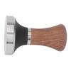Kaffeepulverpresse Hammer und Verteiler Set Edelstahl Kaffee Tamper mit Holzgriff für