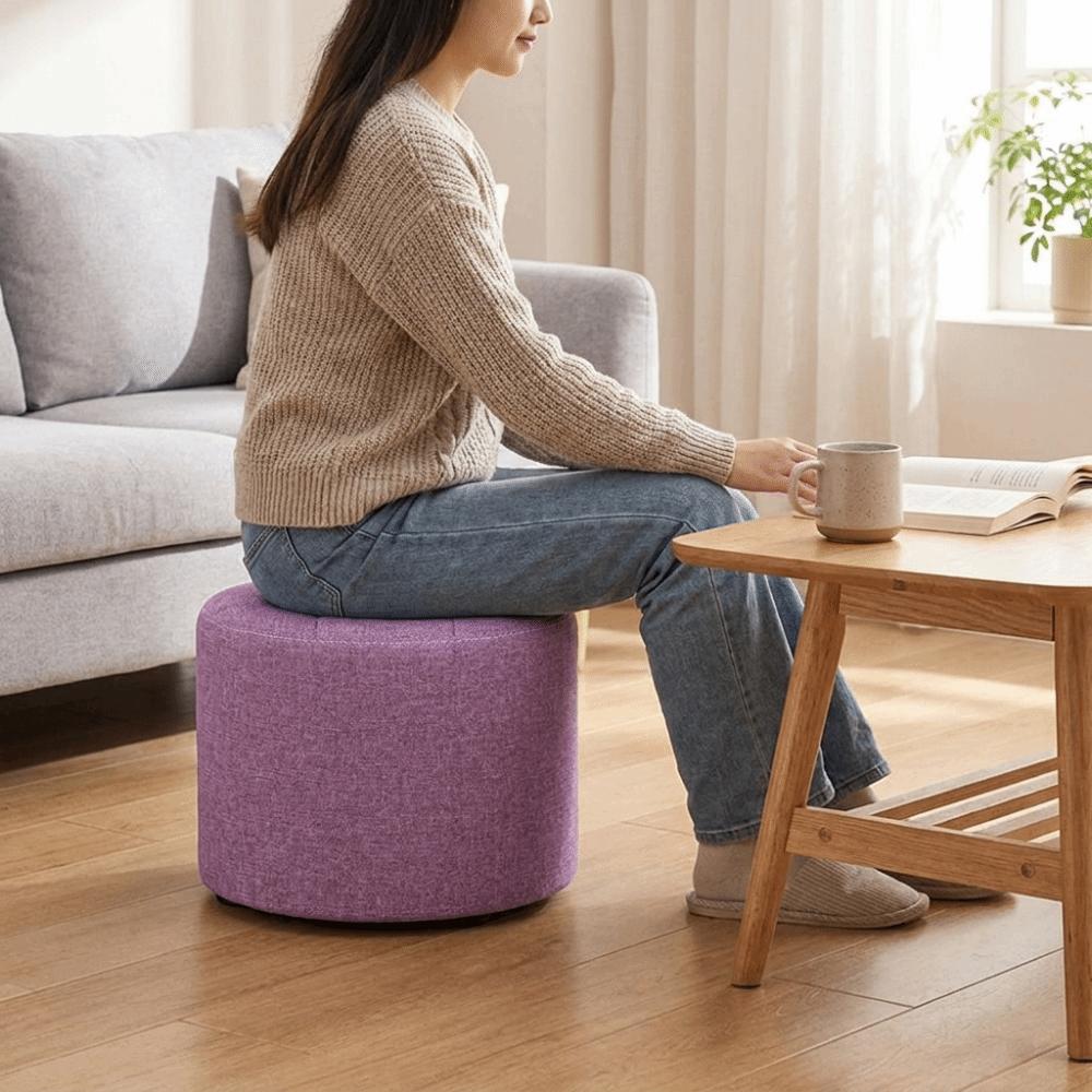 Soft Low Stool Portable Footrest Home Decor Foot Stool  Sofa Footrest