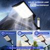 8200W Solar Street Light with Motion Sensor, 8200LM Outdoor Waterproof LED Flood Light for Garden, Yard, Parking Lot