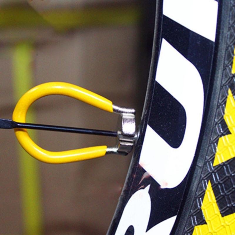 Spoke Adjustment Tool Set Bicycles Spoke Wrench Tire Lever  Spoke Tensioner Repair Tool Cycling Pocket Tool Enduring