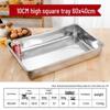 Handun Extra Thick Stainless Steel Commercial Food Tray