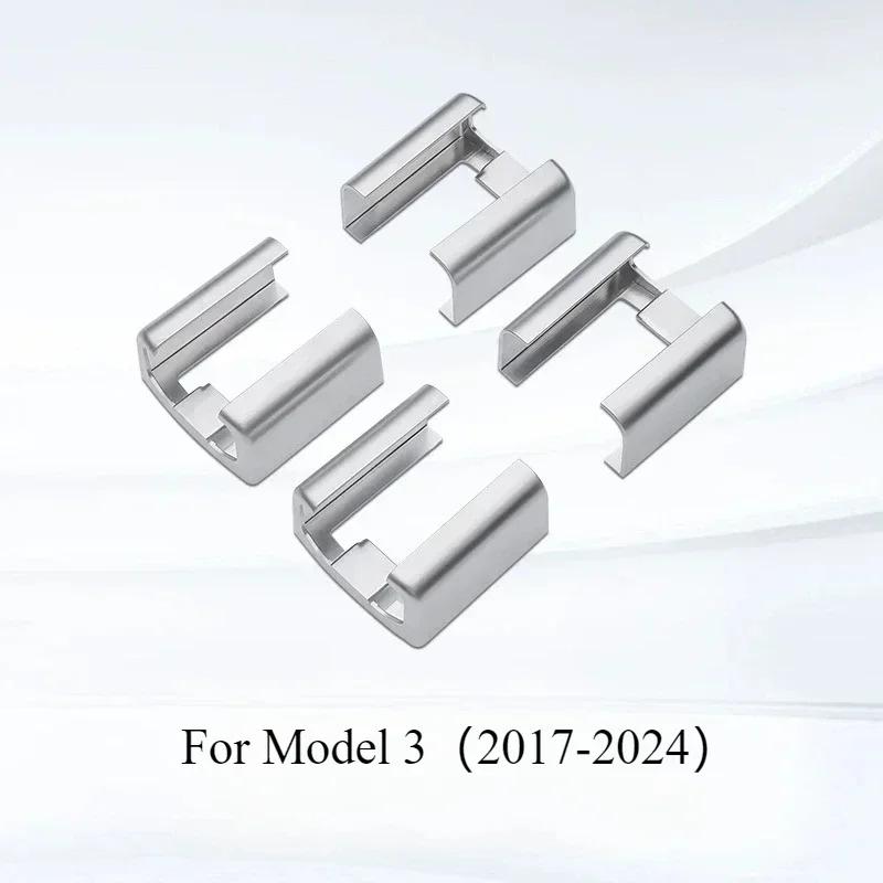 For Tesla Model Y/3 Highland 2024 Interior Accessories Seat Anti-kick Protective Cover Car Seat Rail Anti-kick Plug M3H Parts