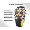 Forsining Men's Fashion Leisure Shanghai Movement Automatic Manipulator GMT1247-9-A