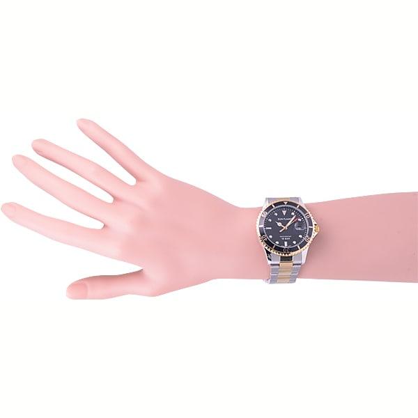 J-AXIS MJG-N37 Men's Quartz Wrist Watch - Silver / Gold MJG-N37-SBK MJG-N37-TBK MJG-N37-SBL Gift Casual Business Sports Student