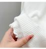 Women's Velvet Half-High Collar Sweater: Solid Color, Warm, Slim-Fit, Autumn/Winter Style, Simple & Soft Knitted Base Layer.