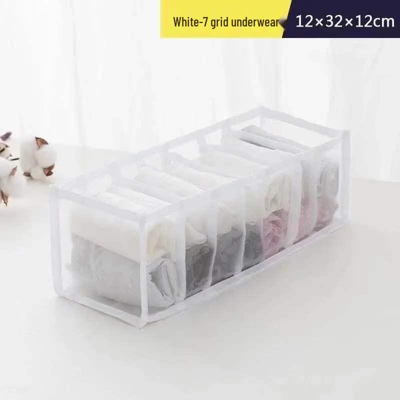 Foldable Mesh Fabric Storage Box for Underwear and Socks