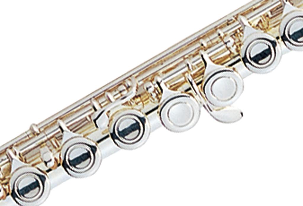 MAXTONE Flute TF-40S with Semi-Hard Case, Silver-Plated Finish
