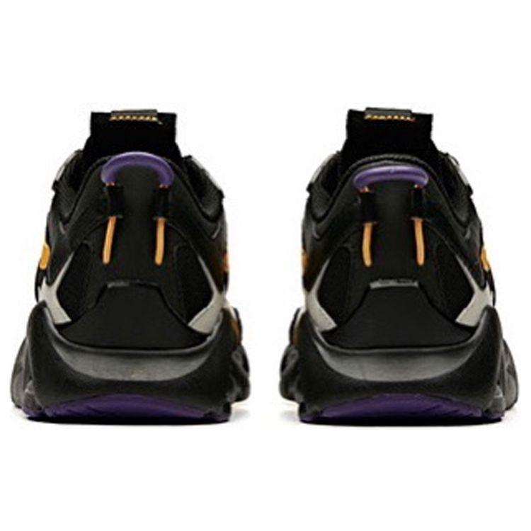 Anta Comfortable Shock Absorption Balance Lightweight Low Top Running Shoes Men Sneakers Black Purple 91945535-3