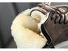 Kinder Koreanische Mode Leder Schneestiefel - Martin-Stil mit Samtfutter