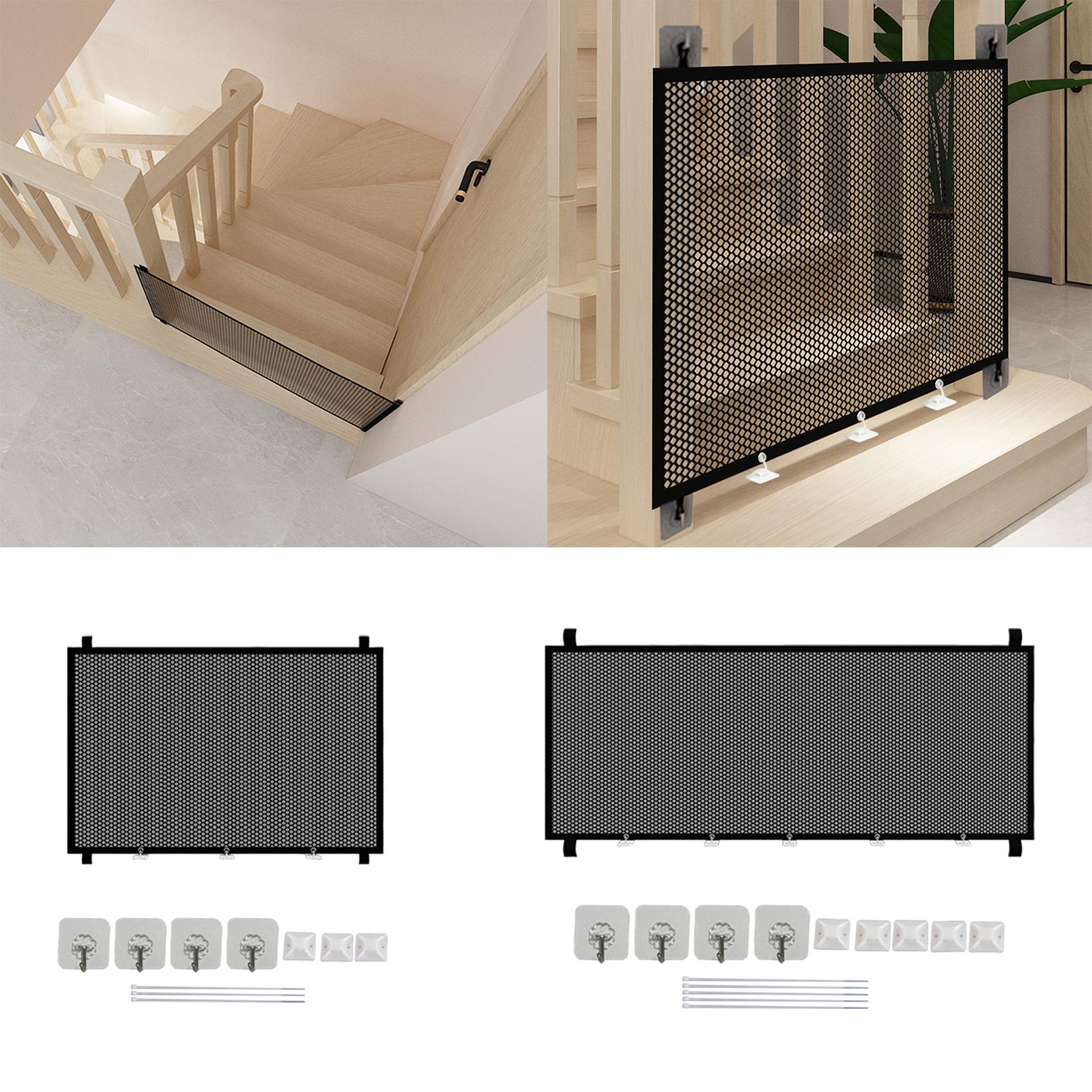 Защитные ворота для лестницы, Забор для изоляции животных, Ворота-загон для щенков, Легко установить, Барьер для собак для спальни, дома, на балкон, в дверные проемы, на лестницы 110cmx78cm