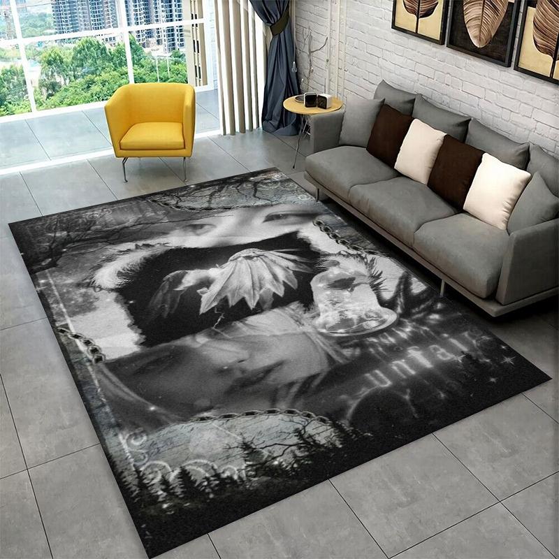 Tappeto Kpop Felix Stray Kids Music star per Stanza dei Giochi Camera da Letto Soggiorno Divano Arredamento Casa, Tappeto per Area Bambini Tappetino Antiscivolo