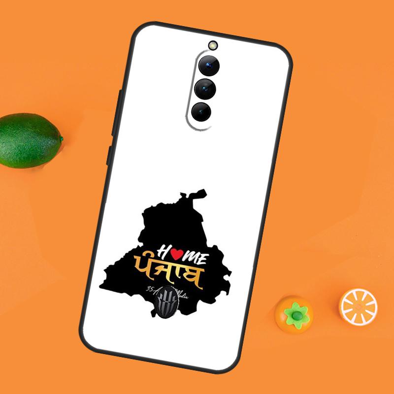 Punjab Map Outline Case For ZTE Nubia Red Magic 8S 9S 10S 8 9 10 11 Pro Plus 6 7 6S 7S Pro RedMagic 10 Air Cover