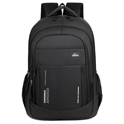 Oxford Backpack with Multiple Compartments Padded Laptop Mesh Side Pockets for School Travel and Daily Use
