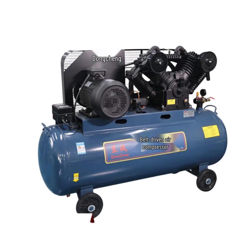 Dongcheng Belt-Driven Air Compressor CN Plug (adapter Included)