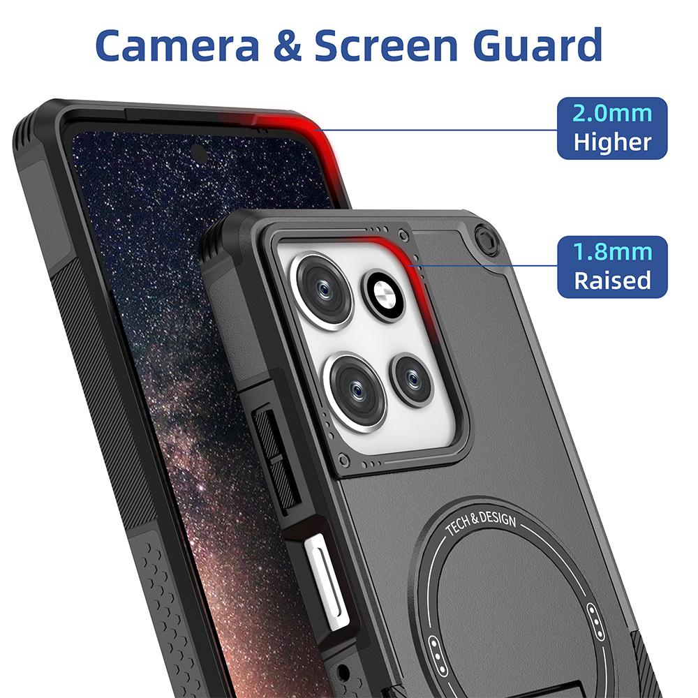 Kickstand Holder Heavy Case for MOTOROLA MOTO G Power 2026 Stylus 2026 G 5g Play Fashion Wireless Charge Phone Cover