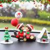 Car Couples Action Figurines Interior Decoration Ornaments Anime Auto Interior Center Console Dashboard Christmas Decoration