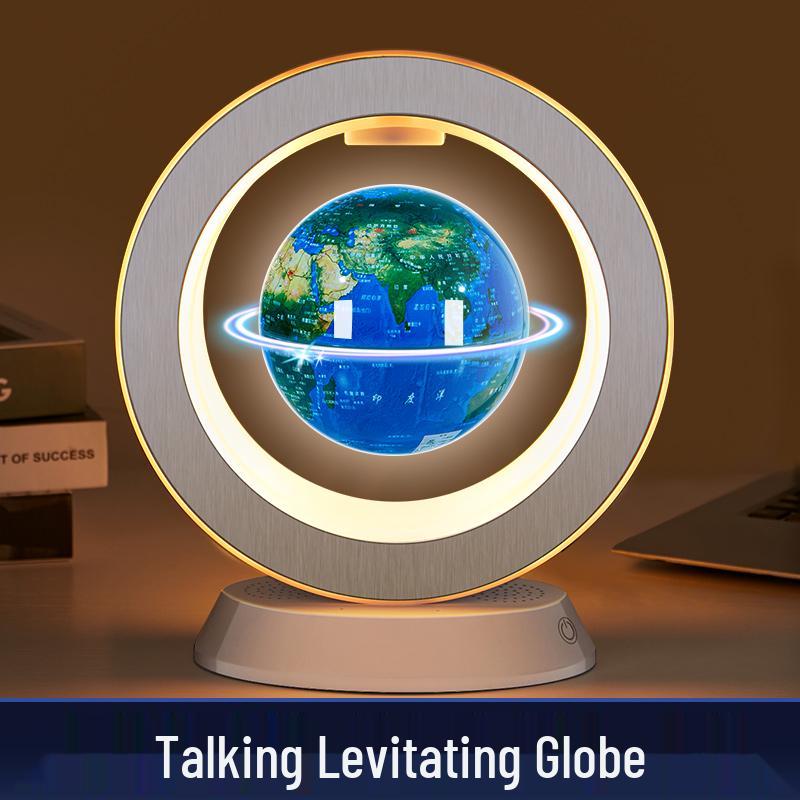 Deepseek AI Smart Levitation Globe: Soy Bean Magnetic, Talking, Suspended AR Ornament.